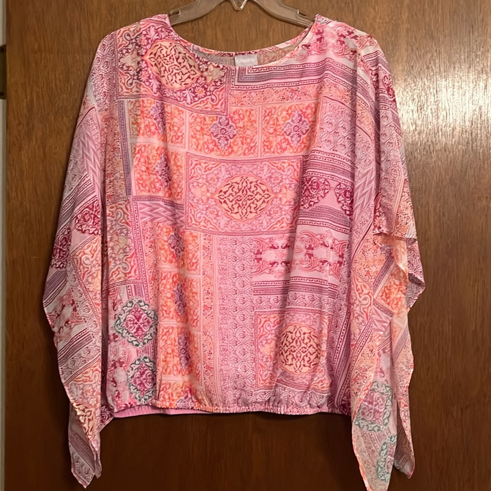Chico’s flowy top with tank